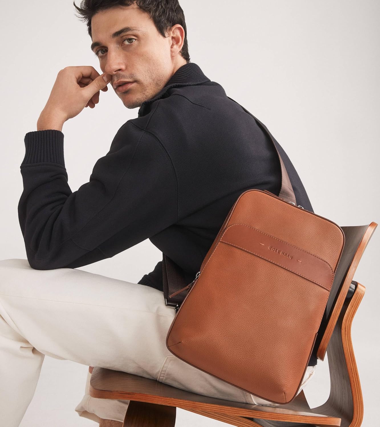 Cole Haan mens Triboro Leather Sling - Image 2