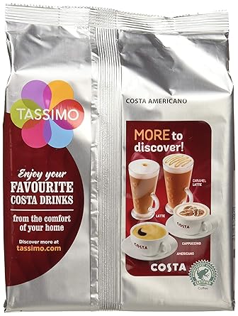 Amazon Com Tassimo Costa Americano 16 T Discs Pack Of 5 Total 80 T Discs Grocery Gourmet Food