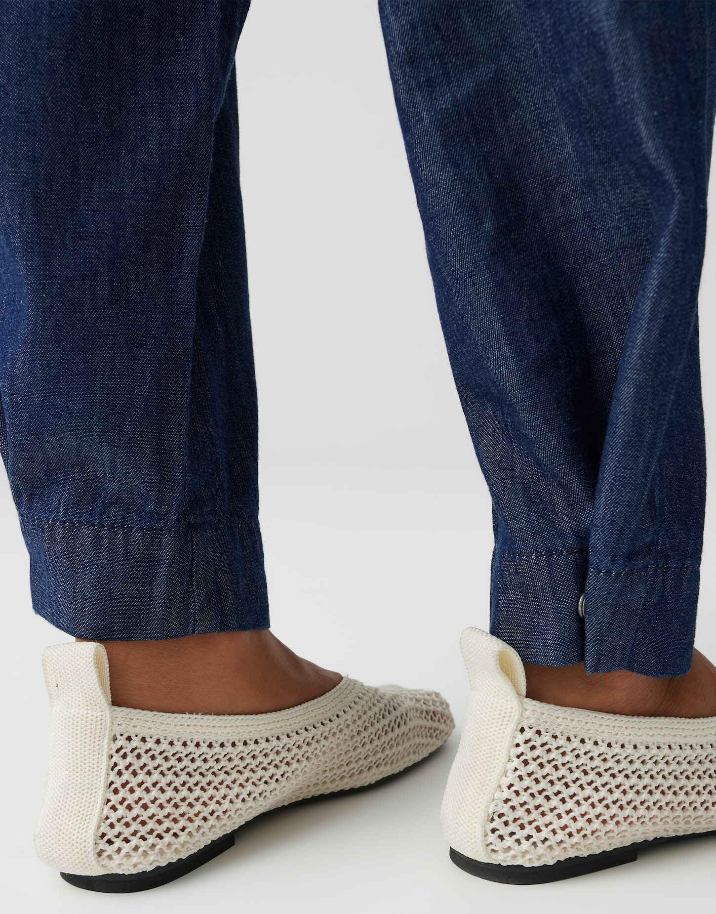 OPUS Damen City Pants | MYHA Coastal Relaxed City Pants aus weichem Chambray Denim