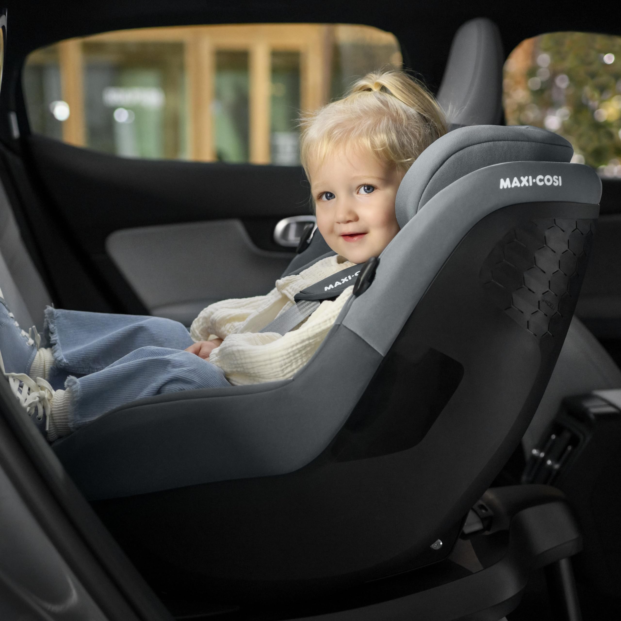 Maxi-Cosi FamilyFix S, Base ISOFIX i-Size, 0-4 Años, 0-18 kg, 40-105 cm, Base Silla Coche, Viaje a Contramarcha, Instalación Click & Go, Indicadores Visuales de Correcta Instalación, Black