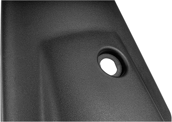 Maxtuned footboard fairing cover, black for Nitro, Aerox