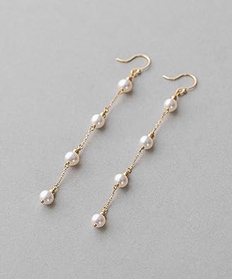 Amazon | (エテ) ete パール ピアス 871966 FREE イエロー
