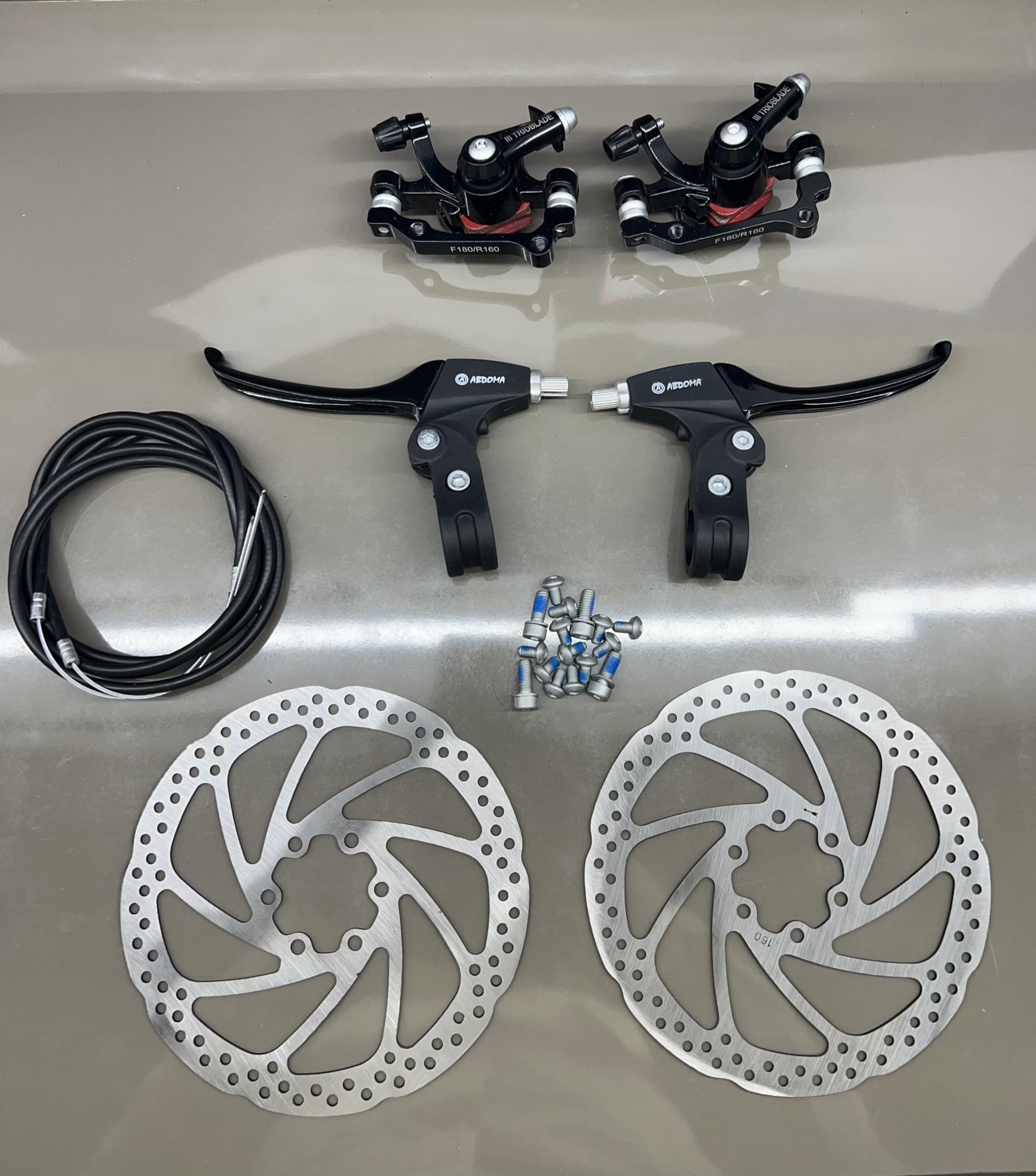 ABDOMA BICYCLE Disc Brake Set 160/180 with Alloy Lever 431 FOR Adult Cycles/Mountain Bikes Set of 8 pieces (B0CYH3332R) Amazon Price History, Amazon Price Tracker