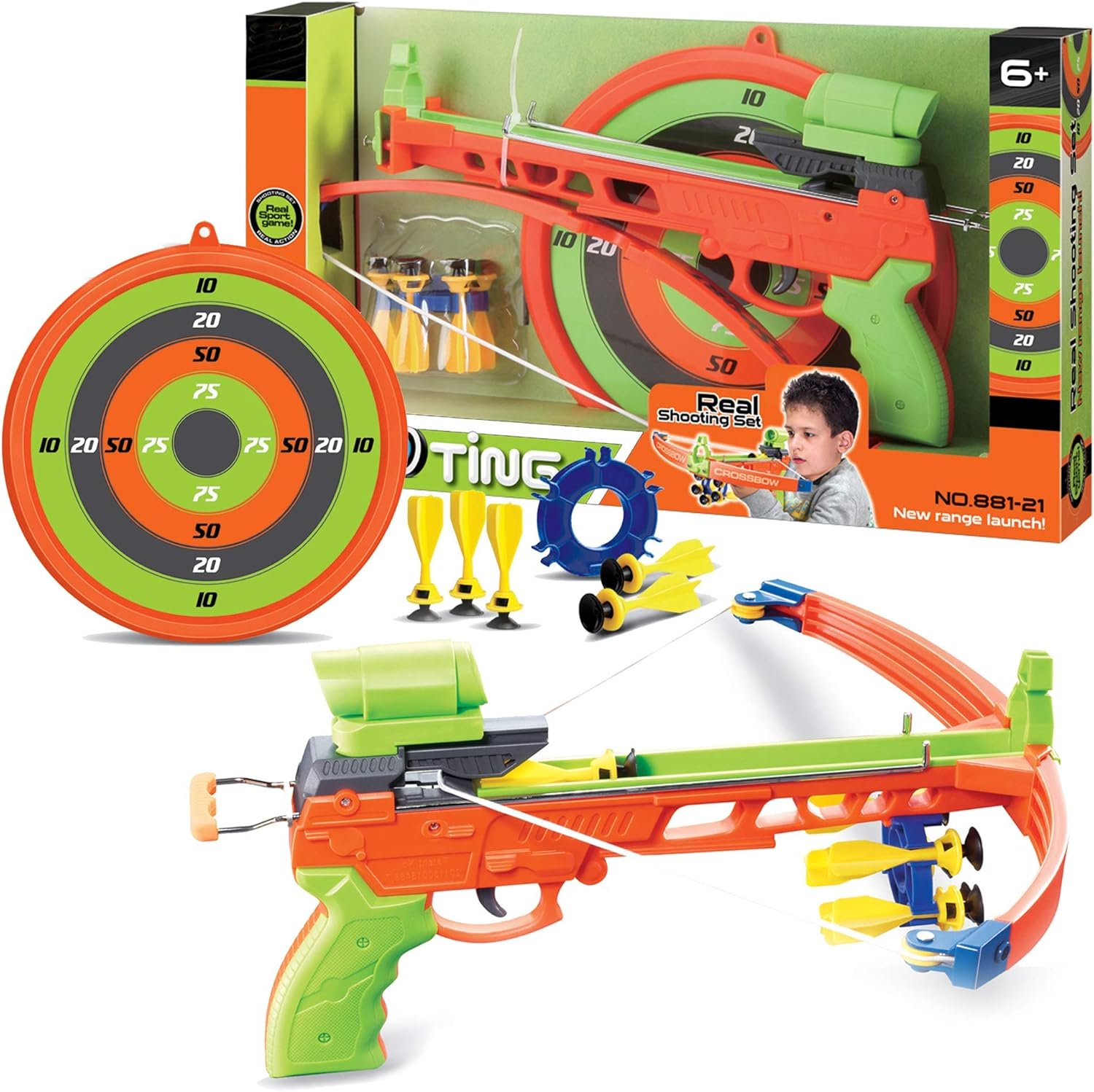 URBNTOYS Kids Children Toy Crossbow Archery Set, Complete with