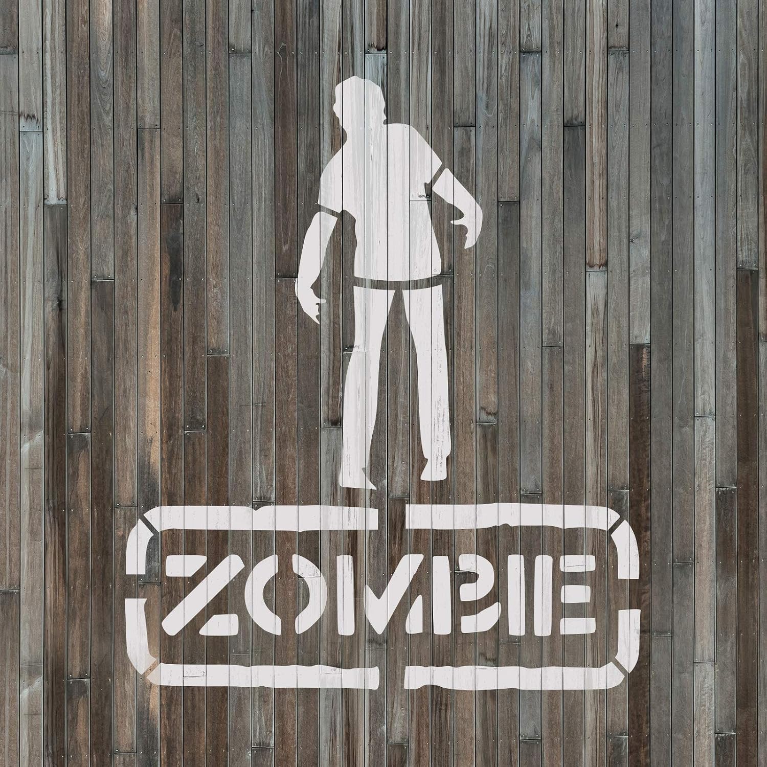 Zombie Stencil - Add A Ghostly Charm to Your Celebrations, Autumn Stencil, Halloween Outdoor Decorations