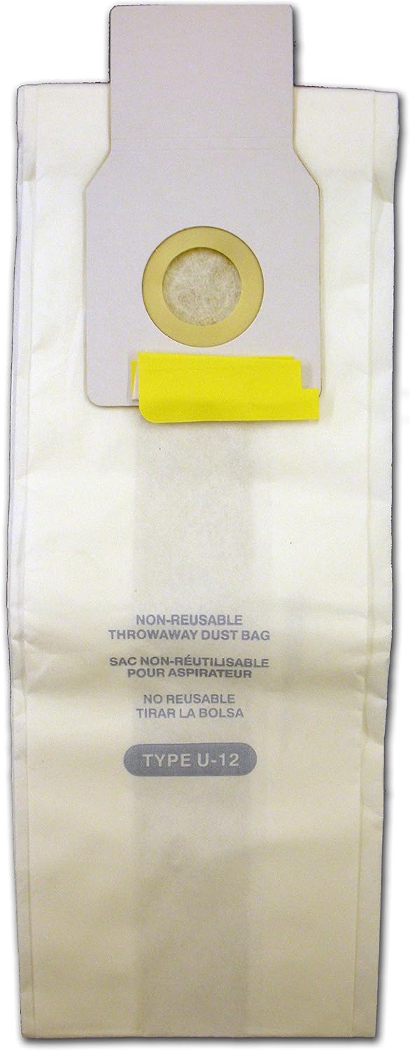 EnviroCare Replacement Micro Filtration Vacuum Cleaner Dust Bags made to fit Panasonic Type U-12 Uprights 3 pack