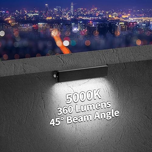 Miniatura 10 de Paquete de 8 luces LED de adoquín de 5 W y 12 pulgadas, luces de pared de contención de bajo voltaje CACC de 12 V, iluminación de paisaje, luz