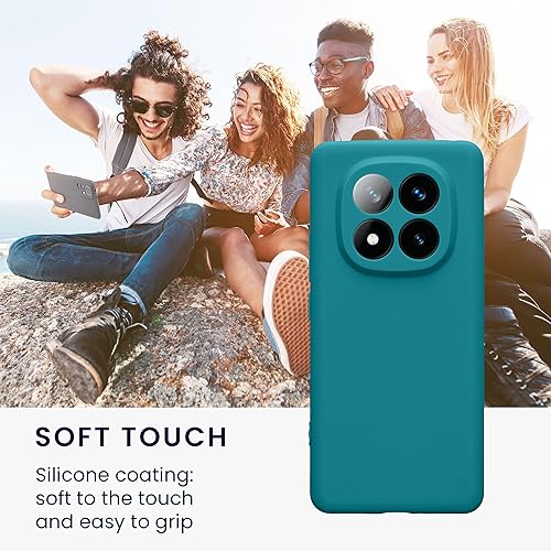 Vista 411 de kwmobile Funda compatible con Xiaomi Redmi Note 11 / Note 11S - Funda protectora de silicona TPU suave y delgada - Azul Báltico Azul (Baltic Blue)