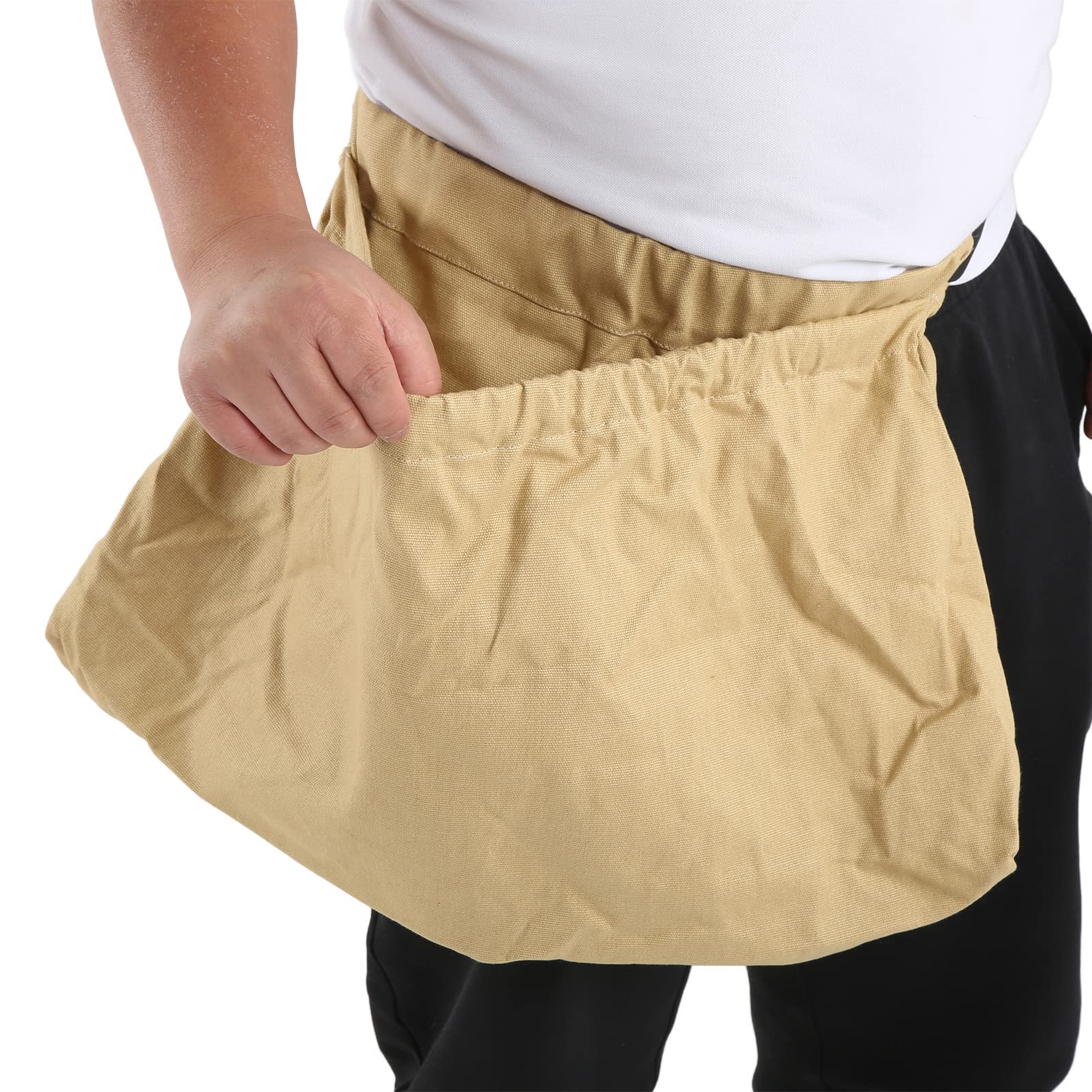 Socobeta Delantal de Recolección de Frutas, Bolsa de Recolección de Frutas de Jardín, Delantal de Recolección de Jardín de Oxford para Frutas, Cítricos Y Verduras(Caqui),Almacenaje de Camping
