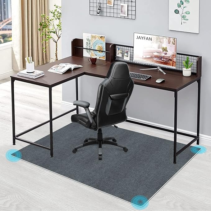 Office Chair Mat Carpet Floor Mat JAYFAN Office Rug Gaming Desk Mat Computer Chair Mats about 39