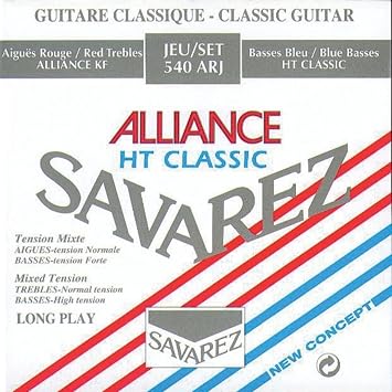 Savarez 540ARJ Mixed NT Alliance Trebles HT Classic Basses Accordion Accessory 500 ARJ