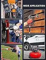 Vista 7 de 16 Piezas Juego Universal de Accesorios y Acoplado de Manguera de Aire de 1/4" NPT, Aluminio Ligero Con Enchufe de Conexión Rápida, Accesorio