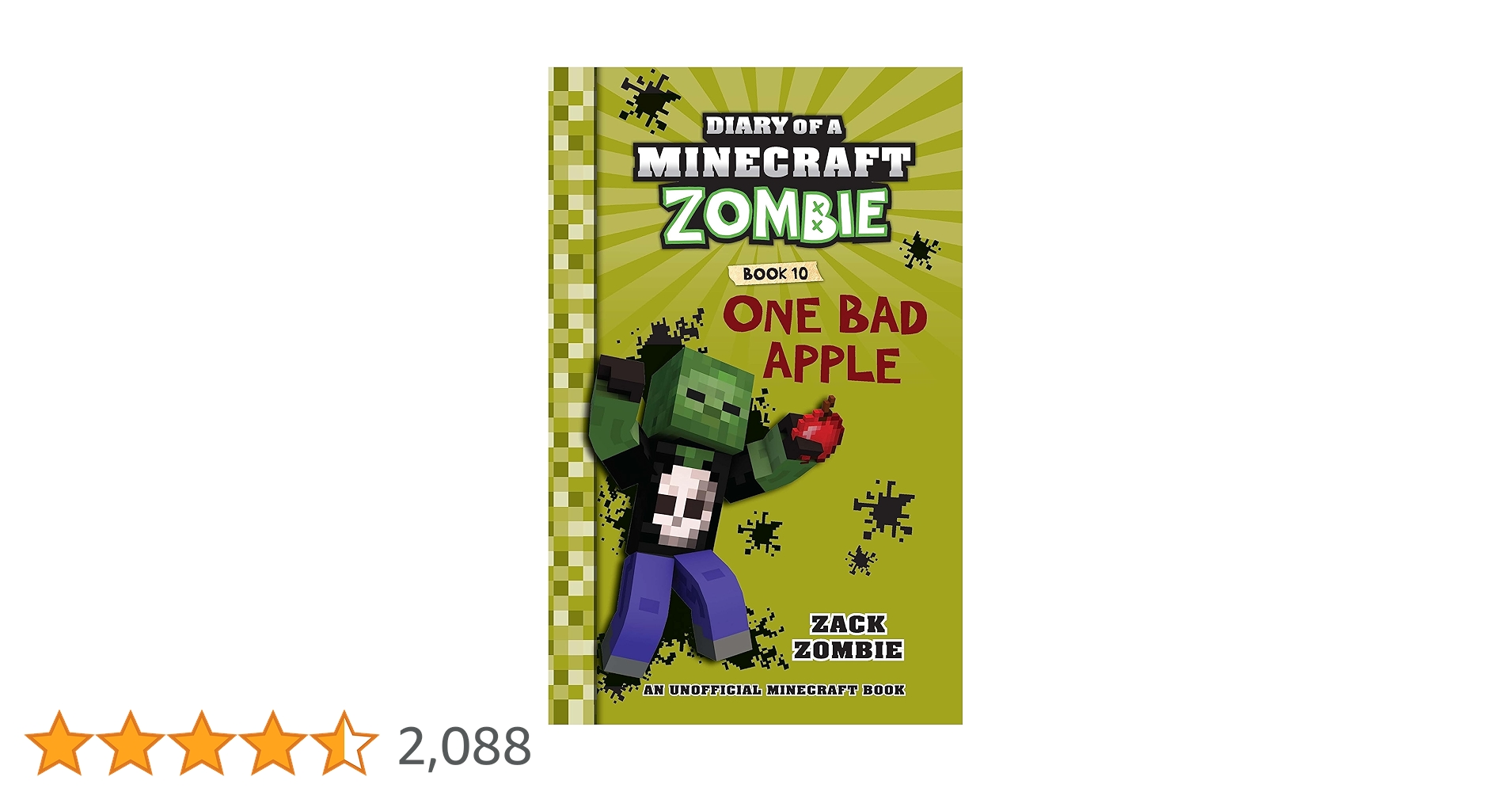 DIARY OF A MINECRAFT ZOMBIE #10: ONE BAD APPLE(PB EDITION) : Zack