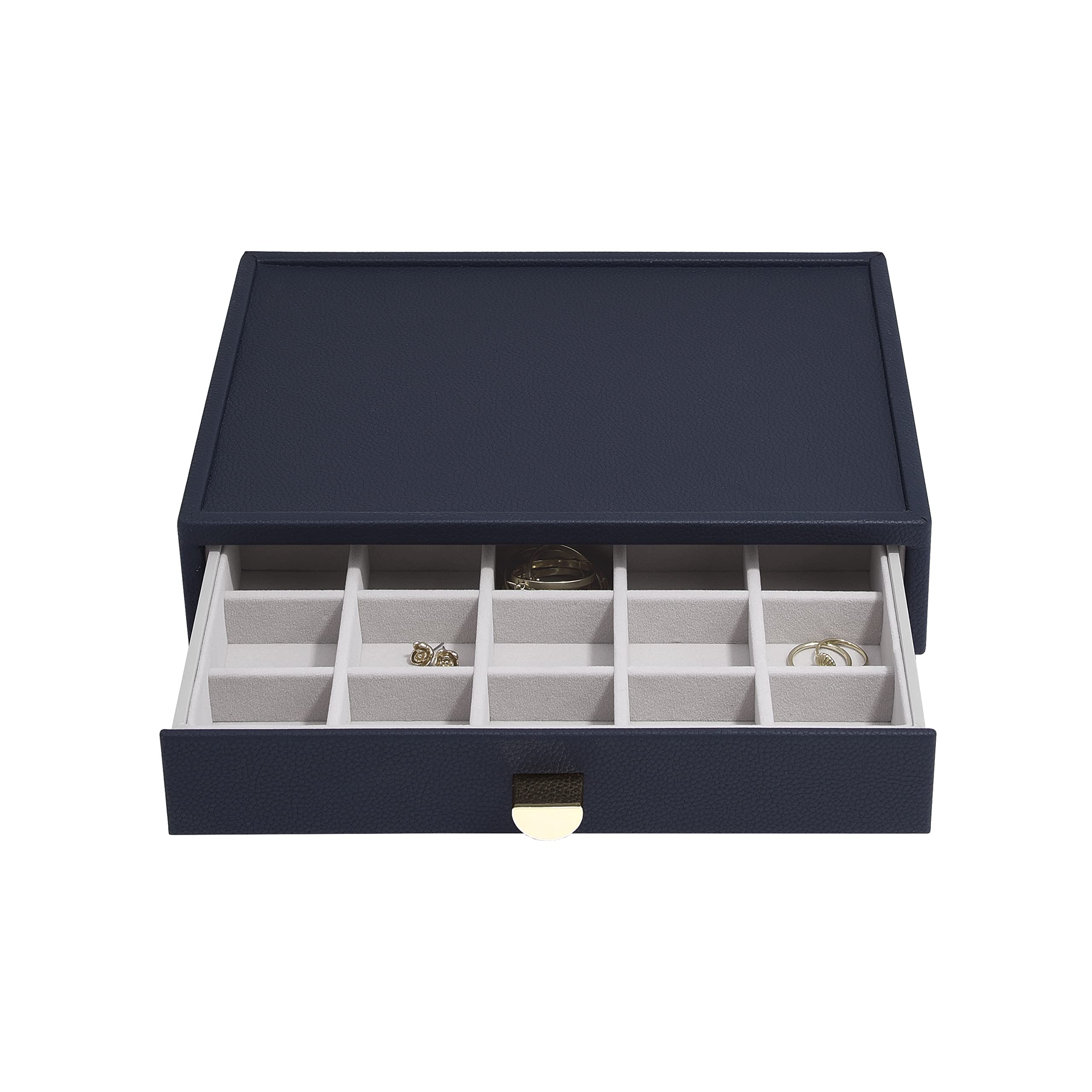 Stackers Navy Pebble Classic Trinket Drawer Layer