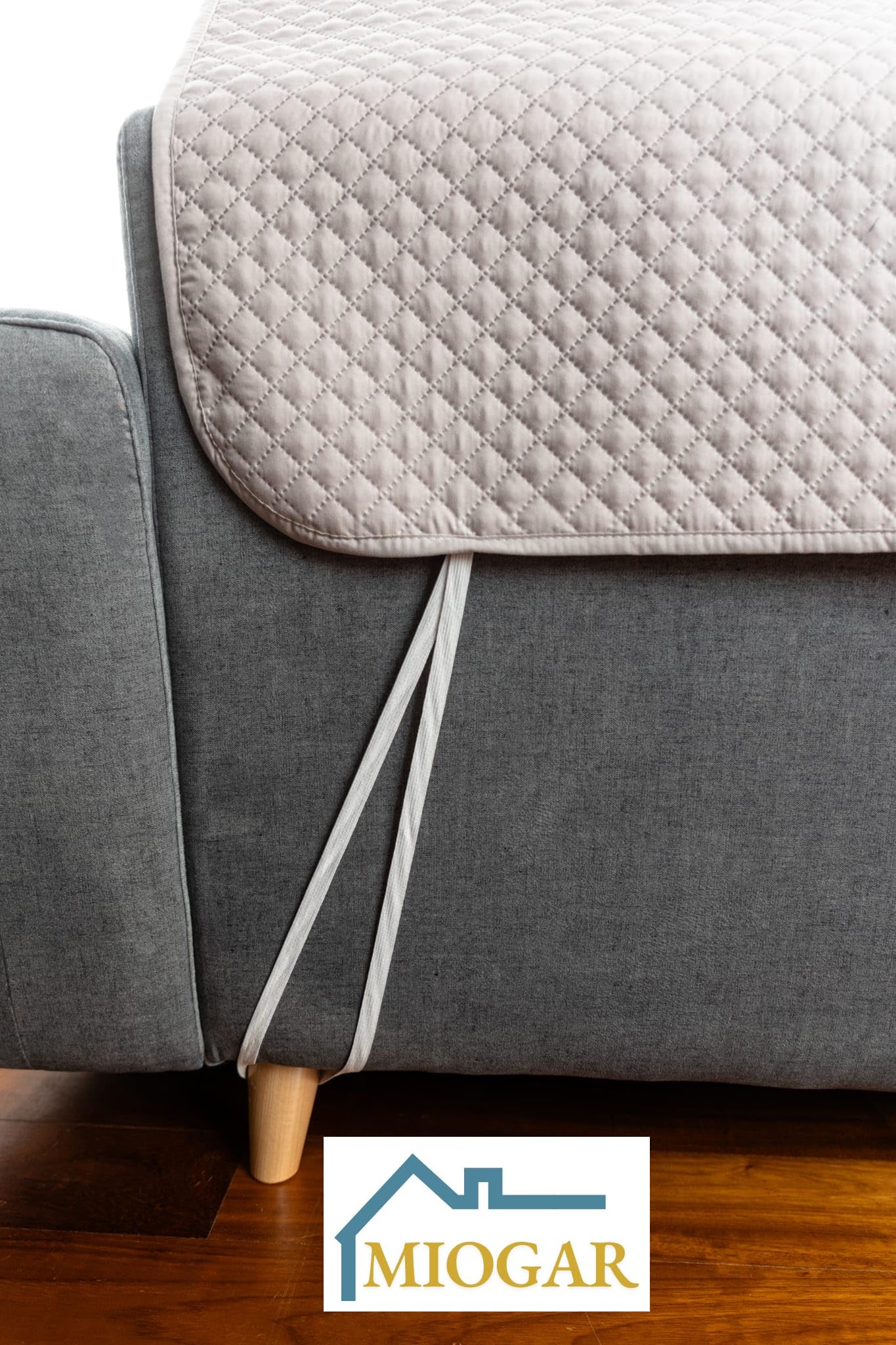 Funda Sofá Chaise Long - Válida Tanto para Cheslong Derecho como Izquierdo. Cubre Sofá Chaise Longue Reversible Protector Lavable contra Manchas y Arañazos, Mascotas y Niños. Hecho en España