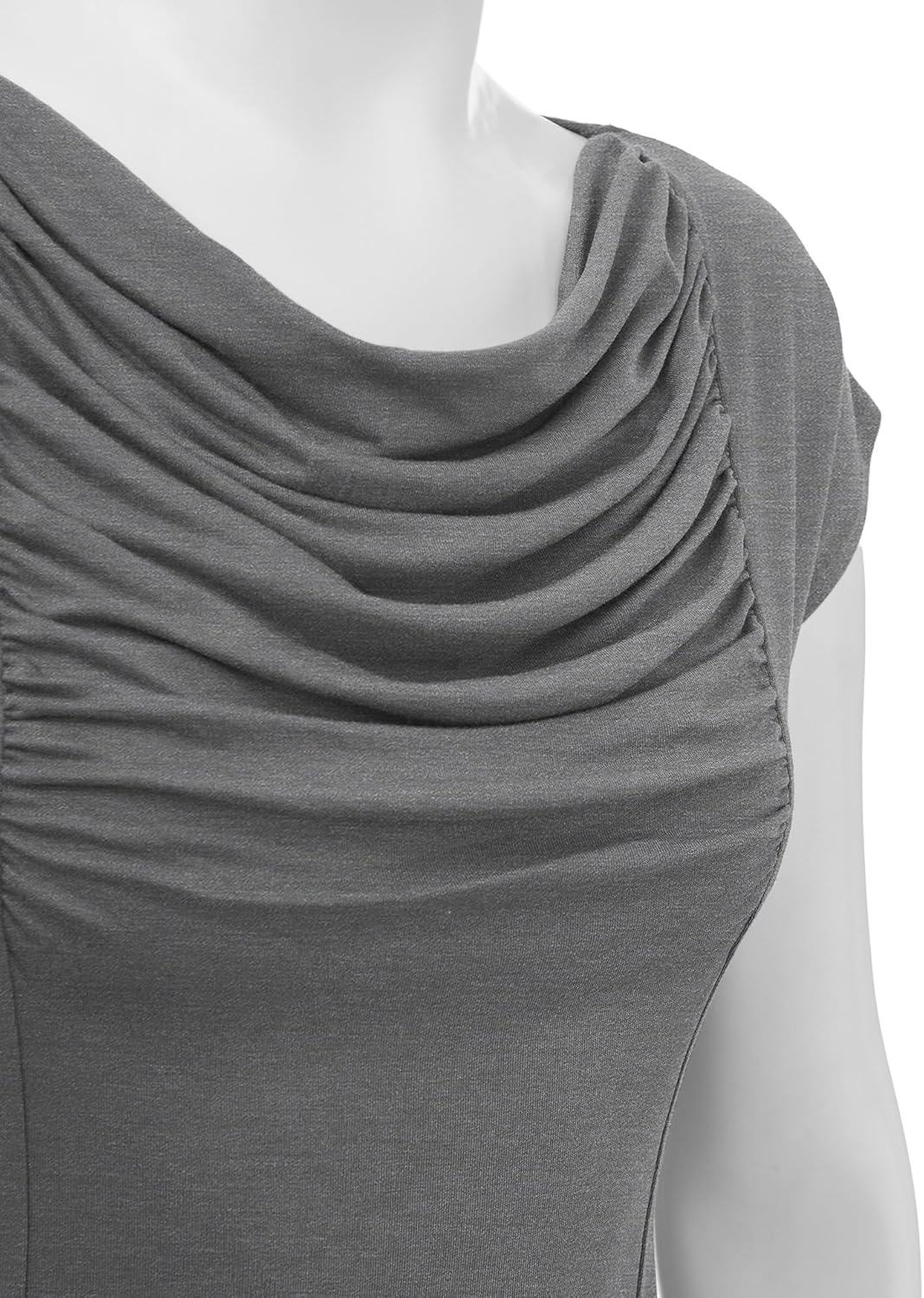 Cowl neck short sleeve top Clearance