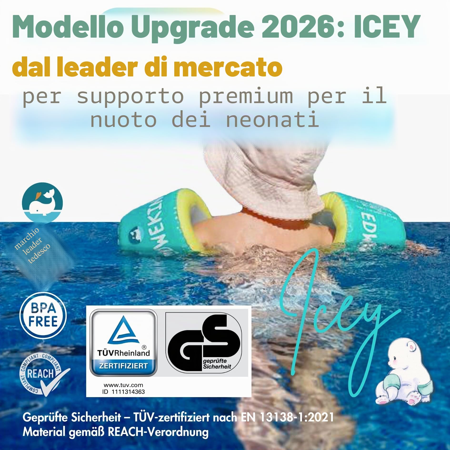 EDWEKIN® Braccioli da nuoto