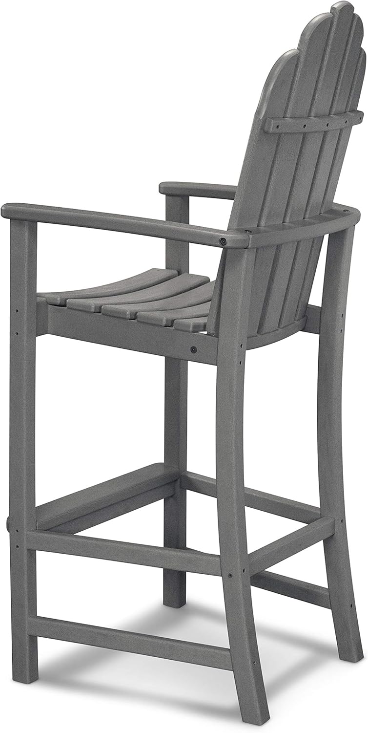 Trex Outdoor Furniture Cape Cod Adirondack Bar Chair in Stepping Stone