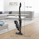 Bosch Electroménager Série 2, BBHF220, aspirateur Balai 2en1 Ready, aspirateur sans Fil Rechargeable, autonomie de 40 Min, 20V, pour différents Types de Sol, Noir - 3