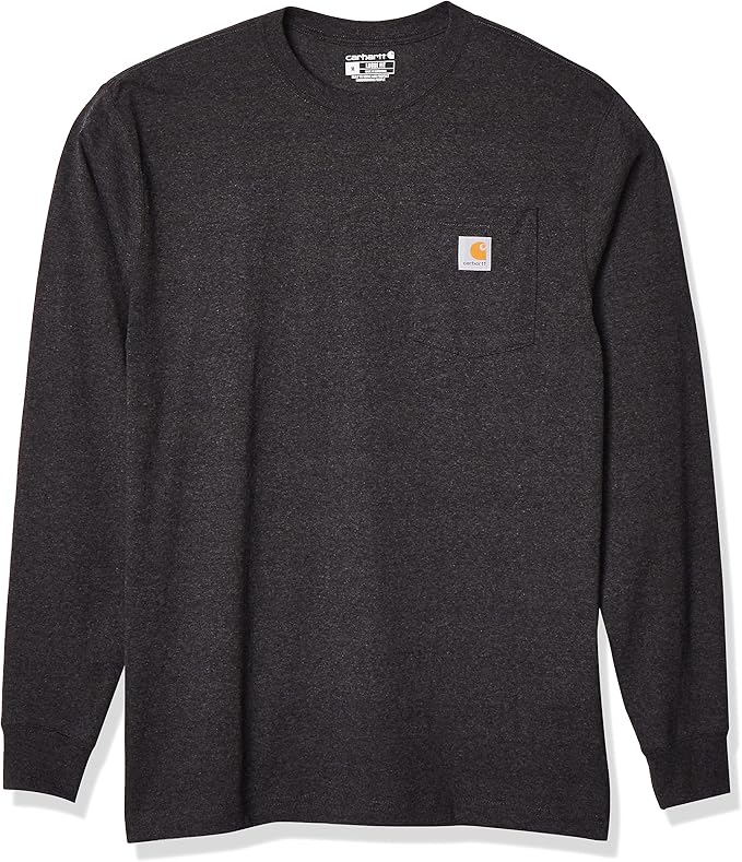 Carhartt Men`'s Loose Fit Heavyweight Long-Sleeve Pocket T-Shirt 