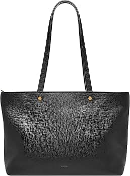 Amazon.com: Fossil Jessie Tote Bag, Black : Clothing, Shoes