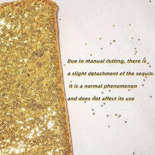 Miniatura 7 de Cortinas de fondo de lentejuelas doradas de 4 x 8 pies, 2 paneles de lentejuelas brillantes para fiestas