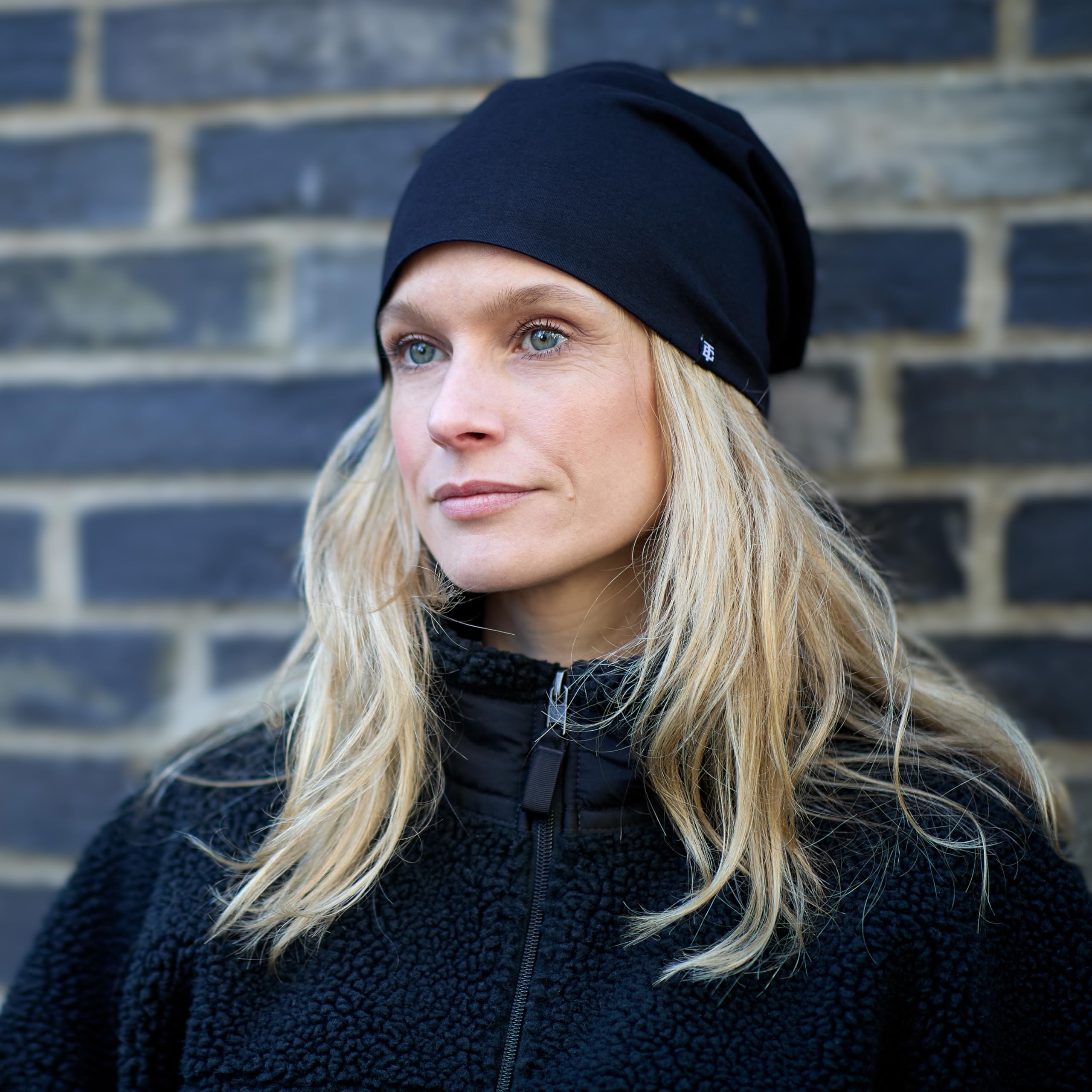 Enter the Complex® Berretto in Jersey Leggero, Uomo e Donna, Slouch Beanie in Cotone, Elasticizzato
