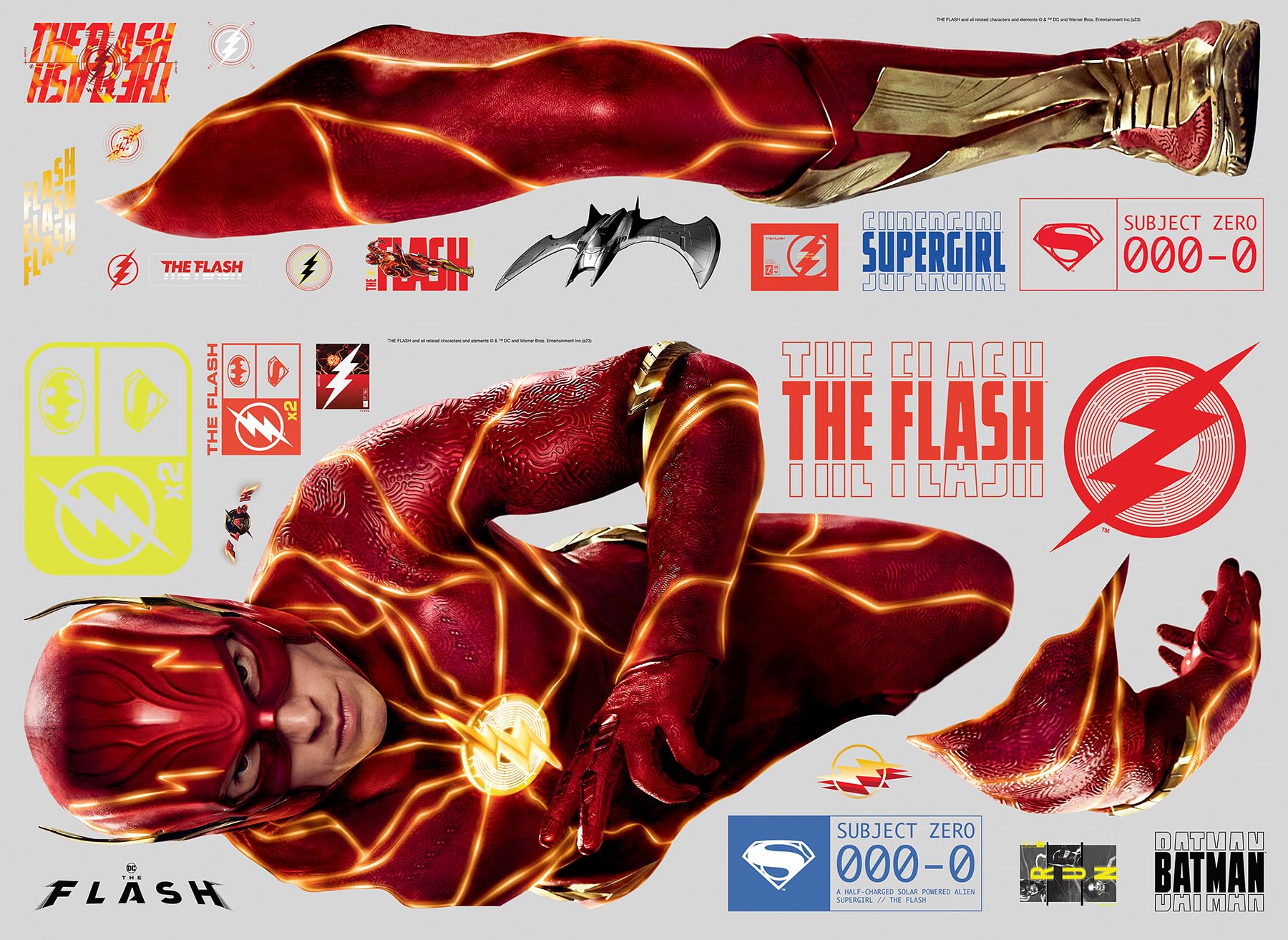 Naklejki ścienne Flash