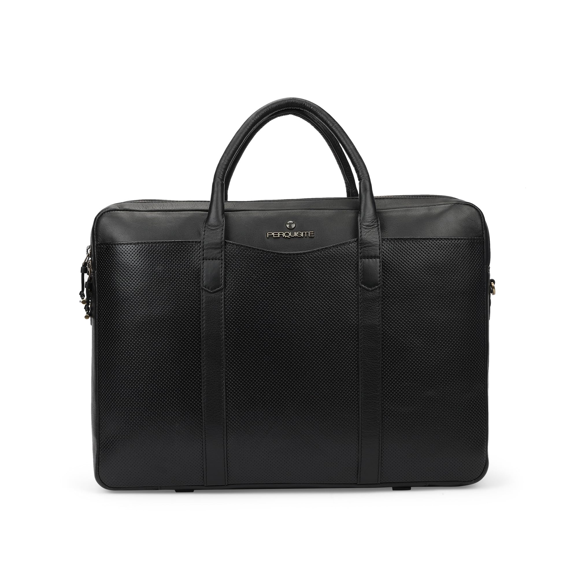perquisite SLG Steve Range Black Soft One Size Briefcase-picture-33