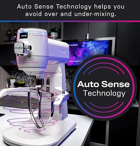 Miniatura 6 de GE Profile Batidora de pie inteligente con báscula inteligente integrada y tecnología de detección automática, cuenco de acero inoxidable de 7