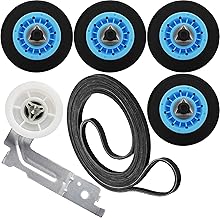 DC97-16782A Dryer Repair Kit For Samsung DC93-00634A Idler Pulley 6602-001655 Belt Drum Replacement AP6038887 AP4373659 AP5325135 PS11771601 5PH2337 Part DV220AEW/XAA DV330AEB/XAA DV331AEW/XAA