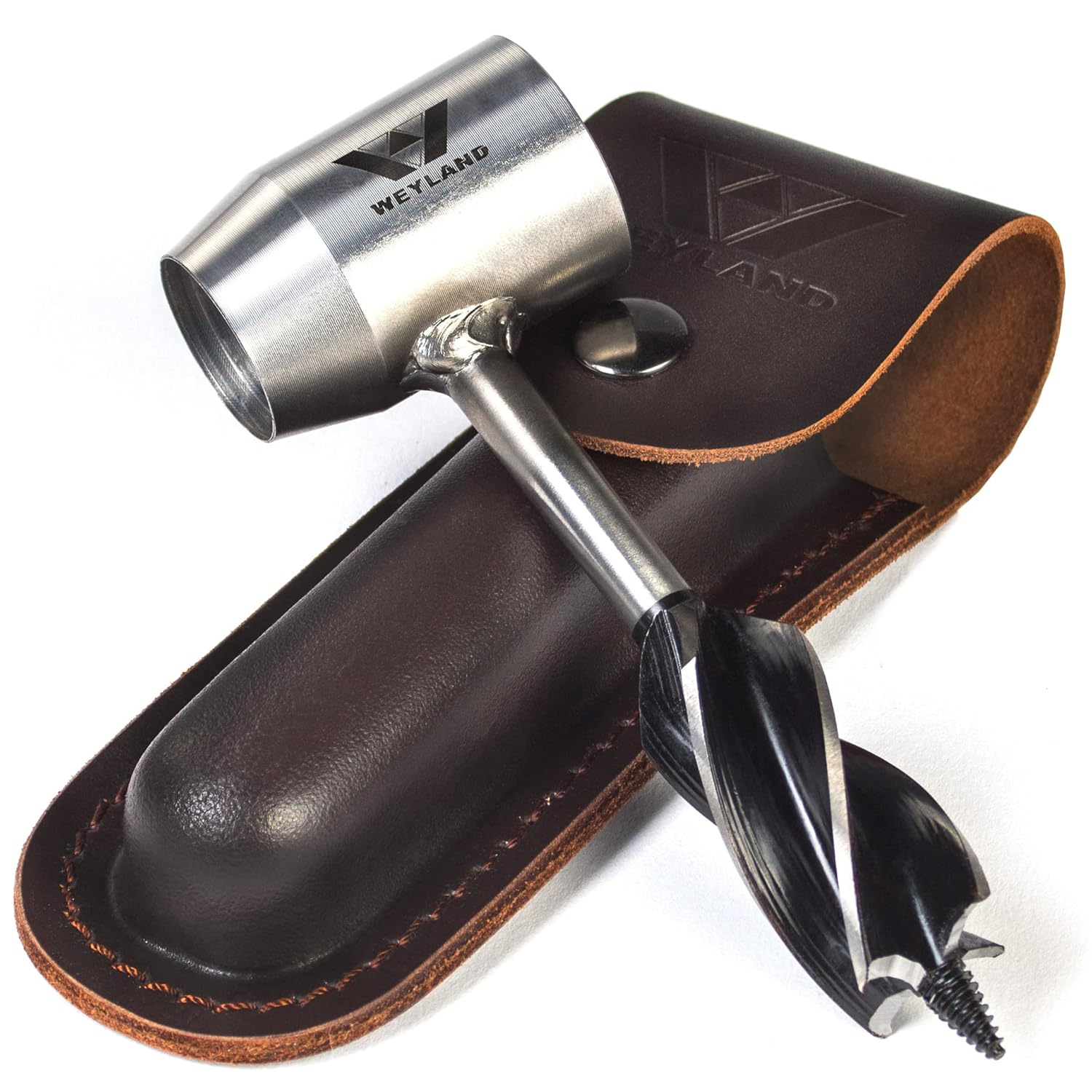 WEYLAND Bushcraft Settlers Tool – Scotch Eye Hand Auger Wrench for Survival, Manual Drill for Bushcraft & Woodworking Hand Tools, Camping Gear for Outdoor DIY & Shelter Building