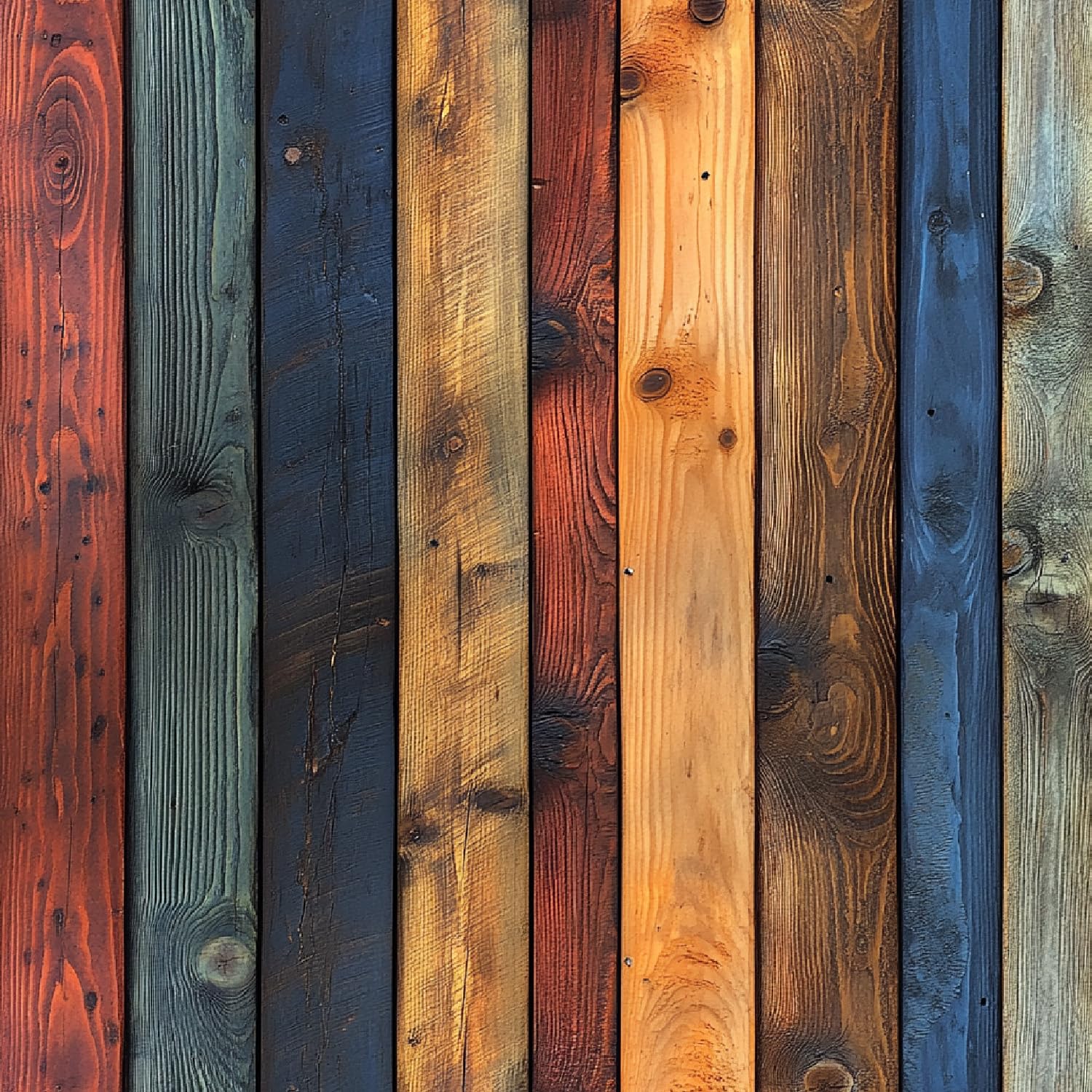 Texture meubles autocollants bois coloré pour rénover la chambre