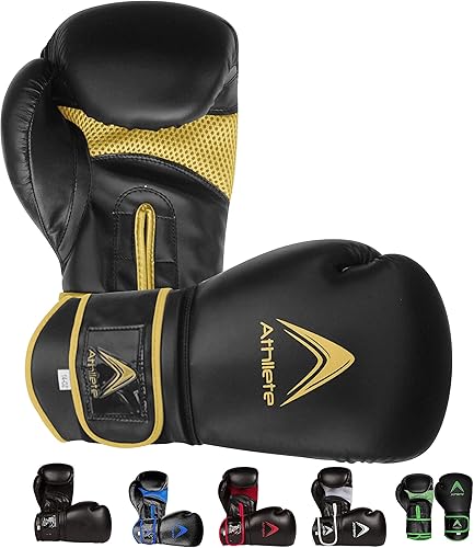 Guantes de boxeo duraderos y cómodos para hombres y mujeres, acolchado extra grueso para boxeadores principiantes y entrenamiento físico, ideal