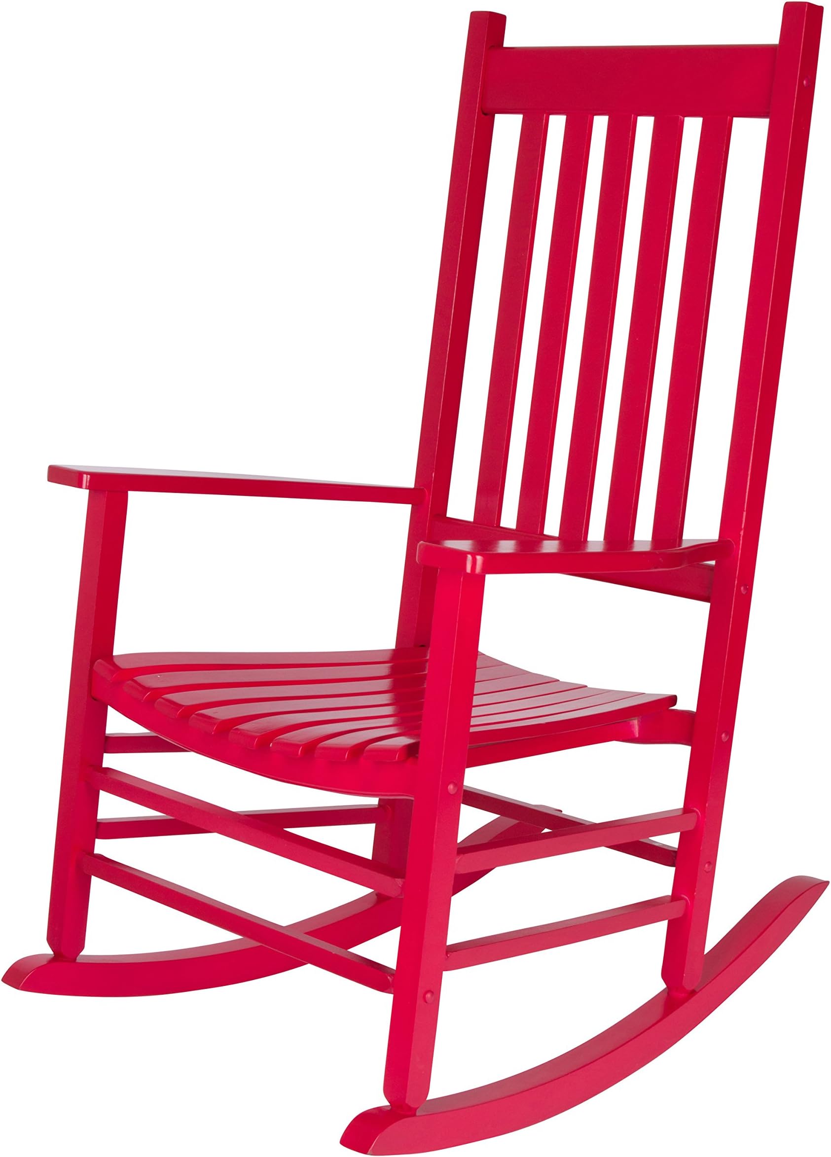SHINECompany 4332CP Vermont Rocking Chair, Chili Pepper