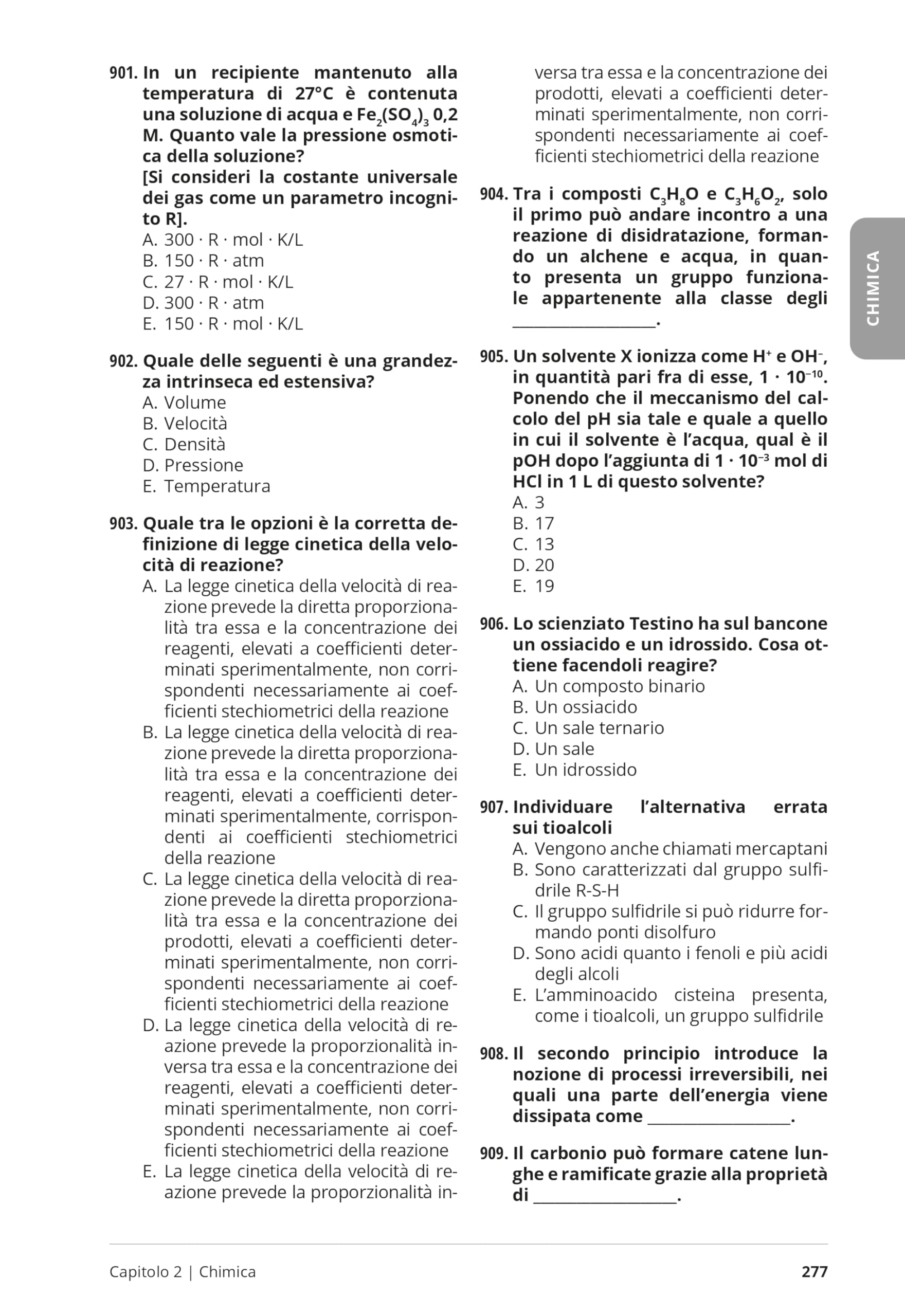 Testbusters. Eserciziario 5000 quiz. Semestre filtro 2026/2027