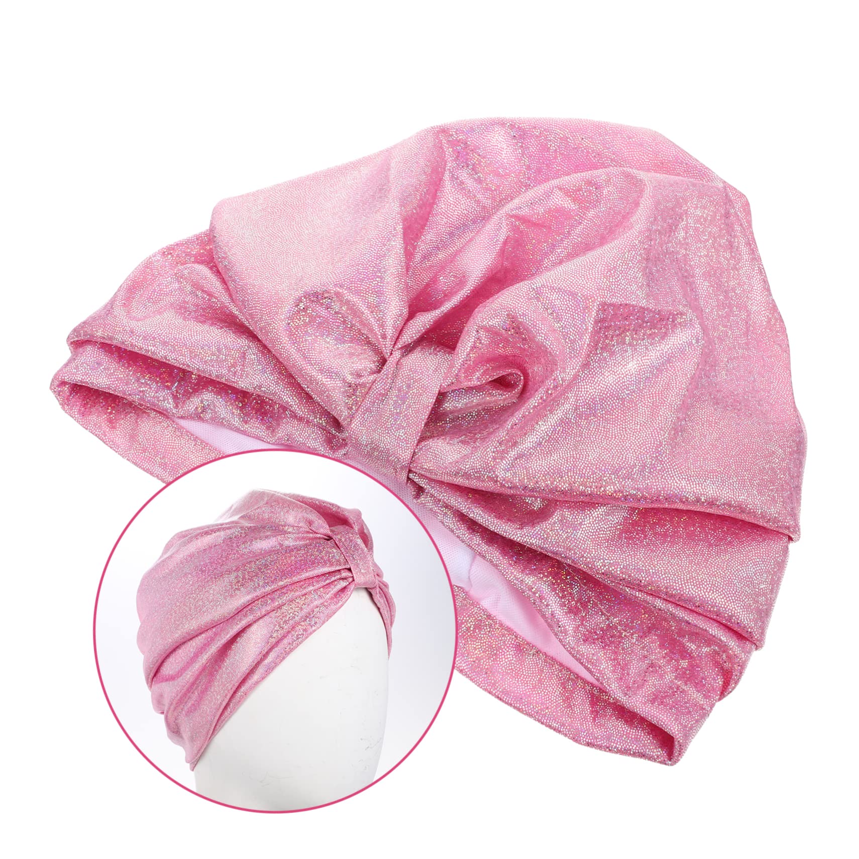 Toddmomy 5pièces Bonnet De Natation Élastique pour Femmes Élégant Et Adapté Aux Cheveux Longs pour Baignade Et