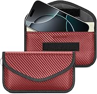 Vista 28 de TICONN Faraday - Bolsa para llavero, protector de jaula Faraday de 3.5 x 5.0 pulgadas, bloqueo de señal RFID para automóvil, bolsa antirrobo