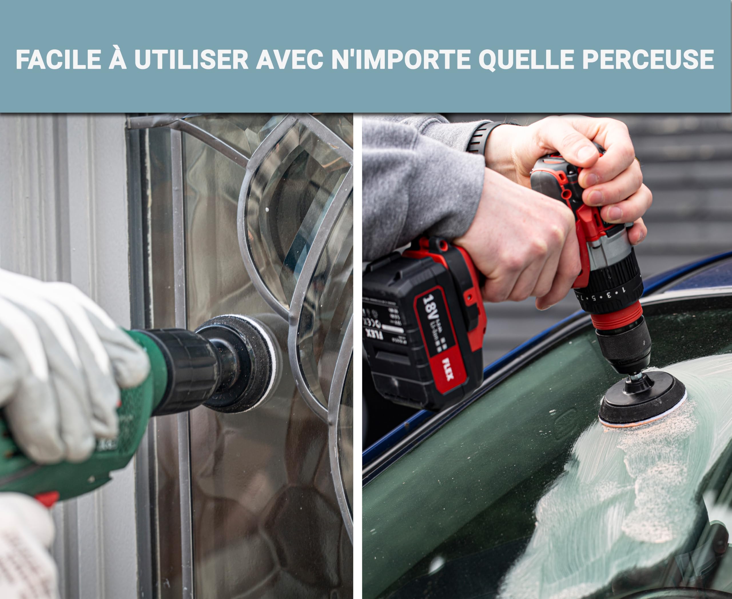 Glass Polish Kit de réparation Anti-Rayures pour Verre