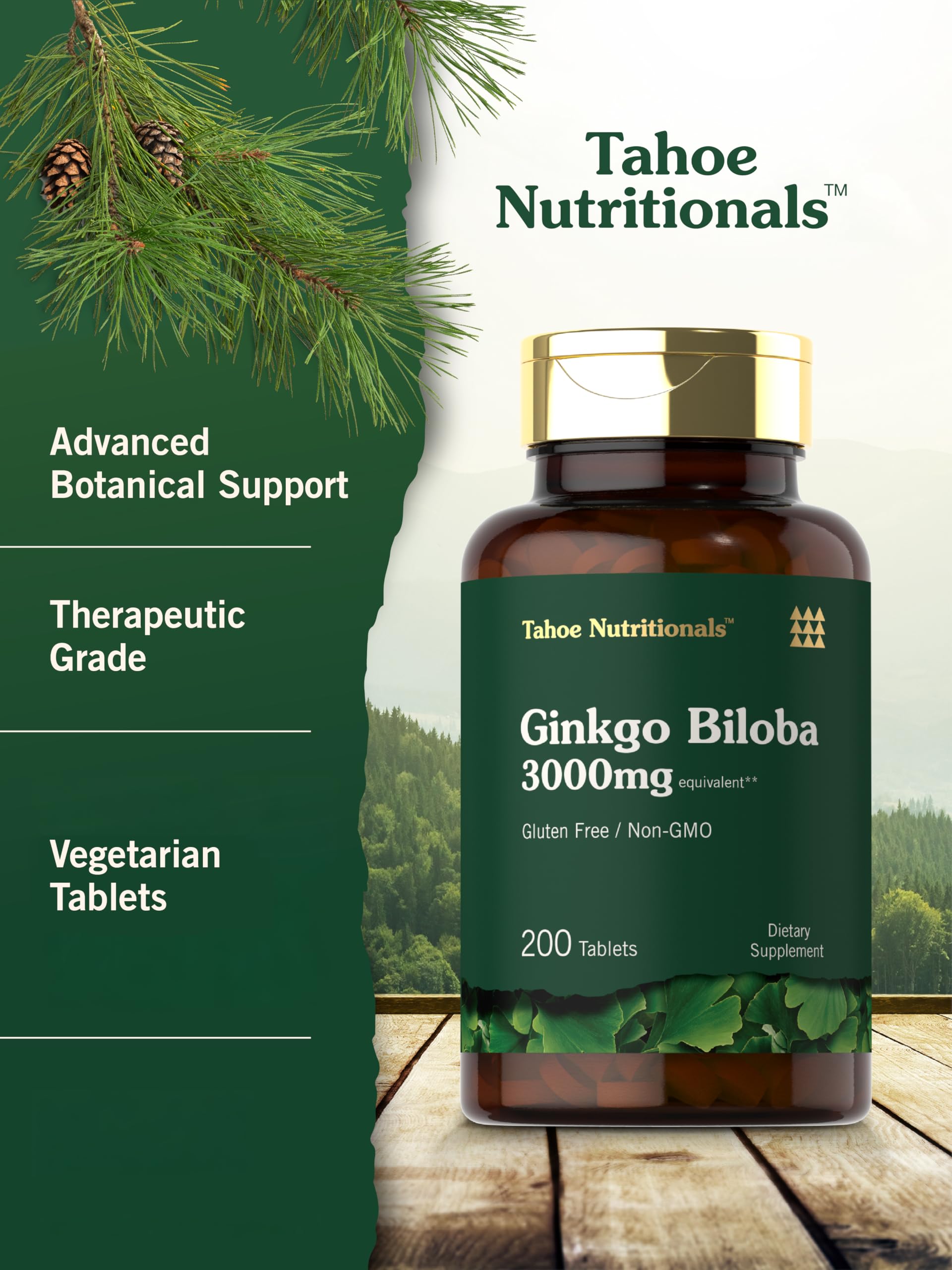 Carlyle Ginkgo Biloba Extract | 200 Tablets | Extra Strength — Amazon image 4