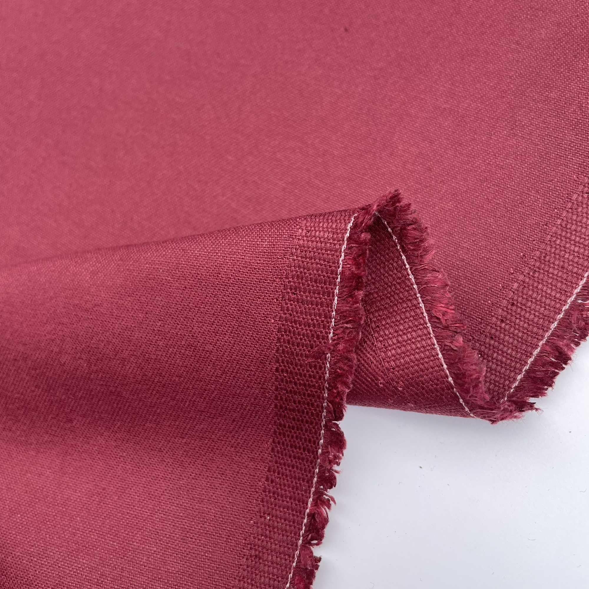 Plain Thick Cotton Drill Workwear Overalls Uniform Aprons Bags Garments Home Décor Fabric Material | 140 GSM | 60" - 150 cm Wide | per Metre (Wine)