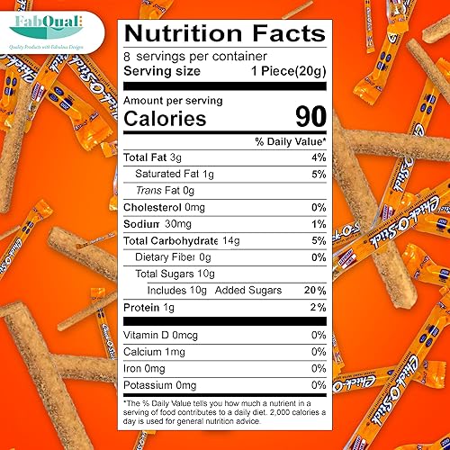 Miniatura 5 de FabQual Atkinson Candy Chick O Sticks Candy Bulk Chico Sticks Candy Bars Candy Chickostick Candy Peanut Butter Candy Rolled in Toast Coconut Candy