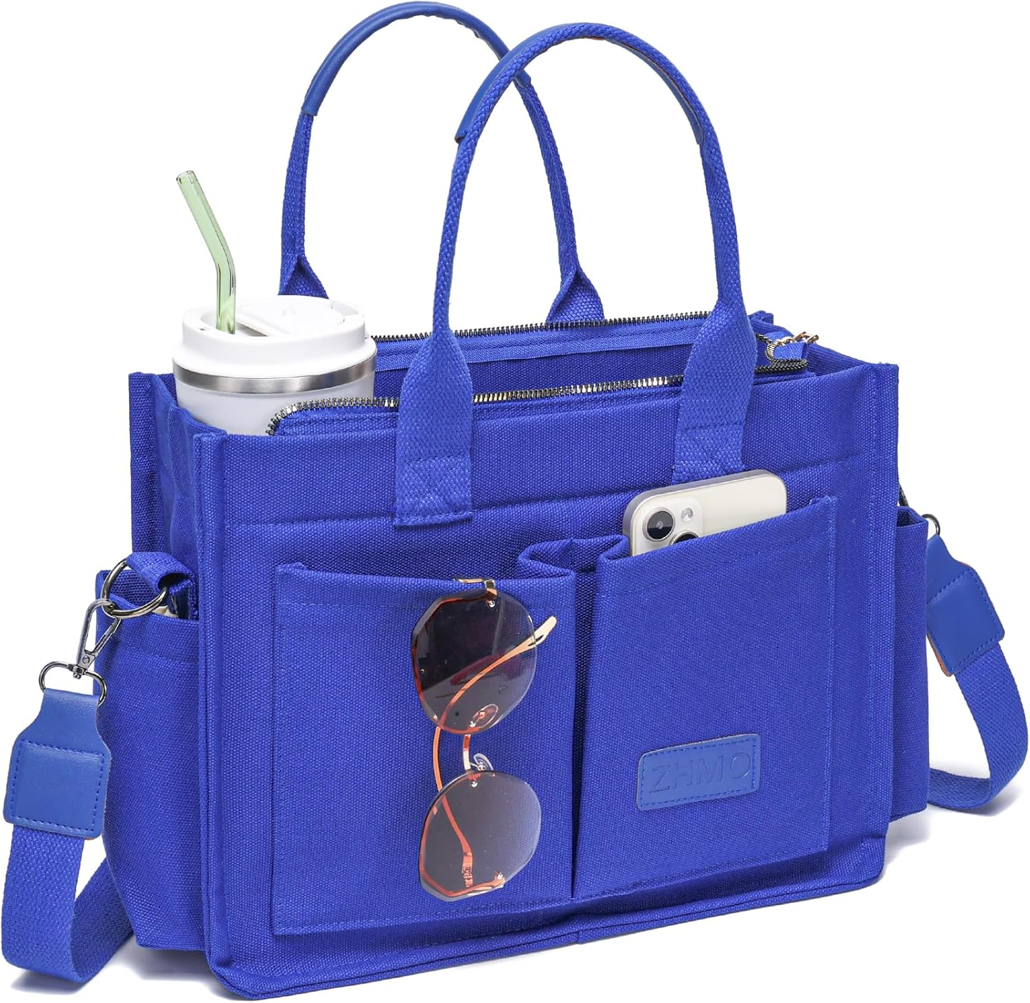 Canvas Tote Bag for Women,Women's Bags Crossbody Bags Work Laptop Tote Bag Large Handbags Purse for Travel Nurse Teacher