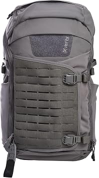 Vertx Siege 35L Backpack - Durable, Water-Resistant with Multiple Compartments for Hiking, Travel, and Everyday Use, Wolf Grey, 25L, Seige Backpack
