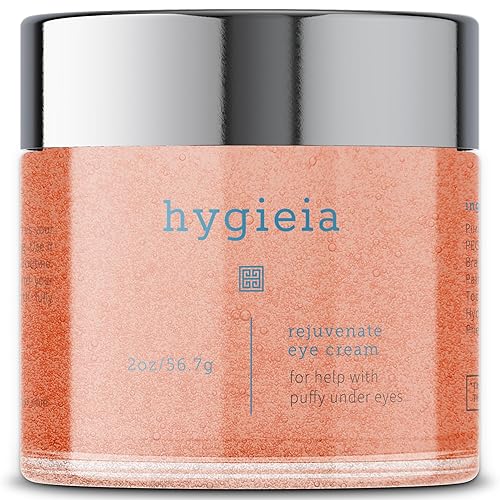 Hygieia Eye Restore Cream  Crema antienvejecimiento de día y noche para ojeras, hinchazón y arrugas, absorción celular, péptidos, colágeno, ácido