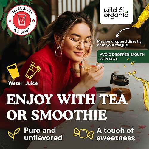 Miniatura 7 de Wild & Organic Extracto líquido coreano de Panax ginseng  Gotas de raíz de ginseng rojo de rápida absorción para el bienestar general  Suplemento de