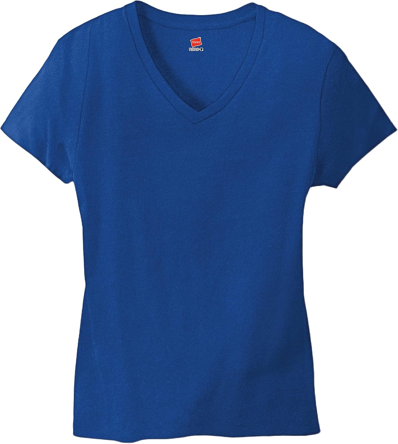 Hanes Perfect-T V-Neck T-Shirt, Cotton Short Sleeve Tee for Women, 1 or ...