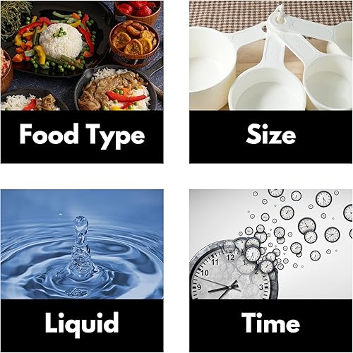 Miniatura 4 de Hoja magnética para olla a presión, imán de tiempos de cocción instantánea, guía de referencia rápida de Instapot, accesorio de cocina, gráfico de