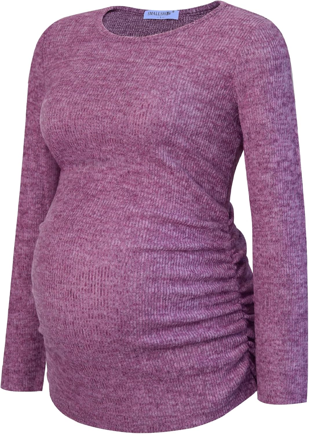 Smallshow Women's Maternity Sweater Shirt Long Sleeve Pregnancy Top Clothes