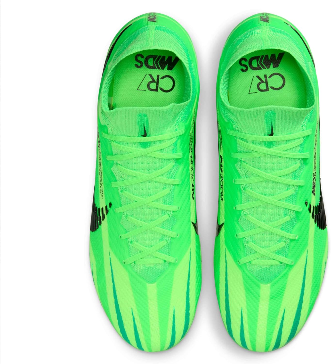 Nike Superfly 9 Elite Mercurial Dream Speed FG High-Top Soccer Cleats (FJ7186-300, Green Strike/Stadium Green/Black) Size 13
